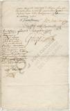 Document (Devis et marché de la Redoute qui est a faire Sur Le Cap au diamant pour la deffence de la Ville de Quebec)