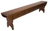 Banc. Vue d'angle
