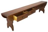 Banc. Vue d'angle
