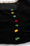 Robe de célébration pour enfant (Robe des fêtes du Centenaire de la Colonisation du Saguenay). Vue de détail. Gilet