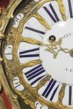 Cartel (Horloge Louis XV). Vue de détail