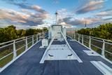 Hydroptère Bras d’Or. Vue de détail, pont arrière