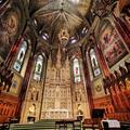 Décor peint de la basilique de Saint-Patrick, à Montréal