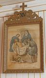 Station de chemin de croix (Jésus est mis dans le sépulcre)