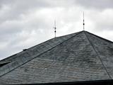 Grange-étable octogonale. Vue de détail