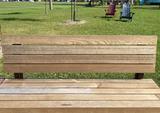 Le Banc du 350e- Pincourt, Vue de détail