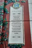 Plaque de la murale – La Place du Marché