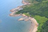 Site archéologique du Poste-de-Nétagamiou. Vue aérienne