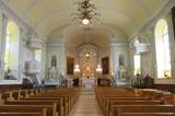 Église de Saint-Jean. Vue intérieure vers le choeur