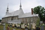 Église de Saint-Georges. Mur latéral vu du cimetière