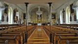 Église de Saint-Georges. Vue intérieure vers le choeur