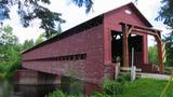 Petit pont de Ferme-Rouge. Pont Ouest. Vue latérale