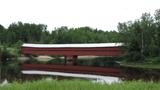 Grand pont de Ferme-Rouge. Vue latérale