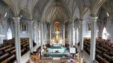 Église de Sainte-Marie. Vue intérieure vers le choeur
