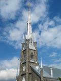 Église de Sainte-Marie. Vue de détail du clocher