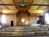 Église baptiste de Barnston. Vue intérieure