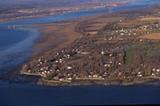 Site patrimonial de l'Île-d'Orléans. Vue aérienne