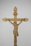 Crucifix d'autel. Vue de détail