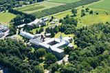 Site patrimonial de l'Abbaye-Notre-Dame-du-Lac-à-Oka. Vue aérienne