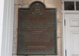 Plaque du palais de justice de Napierville