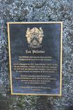 Plaque de la famille Pelletier. Vue de détail