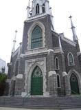 Plaque de l'église du Sacré-Coeur. Vue d'ensemble