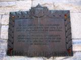 Plaque de Rivière-des-Prairies. Vue avant