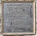 Plaque d'Eugène Prévost. Vue avant