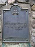 Plaque de l'église d'Odanak. Vue avant