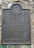 Odanak Church's Plaque. Vue avant