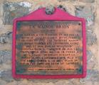 Plaque de la maison Brion. Vue avant