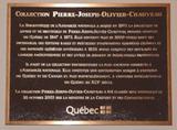 Plaque de la collection Pierre-Joseph-Olivier-Chauveau. Vue avant