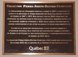 Plaque de la collection Pierre-Joseph-Olivier-Chauveau. Vue avant