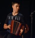 Jeu d'accordéon diatonique. Alexandre Patry au Carrefour Mondial de l'Accordéon à Montmagny