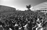 La Superfrancofête sur le campus de l'Université Laval, août 1974.