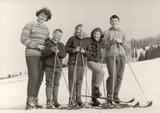 Wurtele, Rhona. Rhona Wurtele et ses enfants: Jere, Nancy, Margie, Chris Gillis, 1965