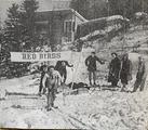 Club de ski Red Birds. Première compétition du club de ski Red Birds, vers 1930