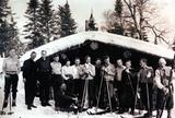 Club de ski Red Birds. Club Red birds avec Jackrabbit, 1930