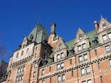 Château Frontenac. Détail. Vue latérale