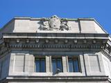 Édifice de la Banque-de-Montréal. Détail. Vue avant