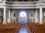 Église de Saint-Louis de l'Isle-aux-Coudres. Vue intérieure