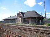 Gare de Lachute. Vue latérale