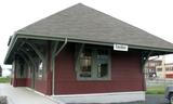 Gare de Sayabec. Vue d'angle