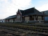 Gare du Canadien Pacifique. Vue d'angle