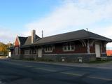 Gare du Canadien Pacifique. Vue d'angle