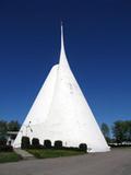 Église de Notre-Dame-de-Fatima (démolie). Vue latérale