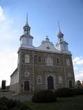 Plaque de l'église de Saint-François-du-Lac. Vue avant