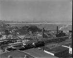 Vue de la cale sèche Lorne vers 1960. L'on y voit la station de pompage à droite.