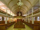 Église de Saint-Anaclet-de-Lessard. Vue intérieure