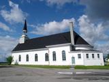 Église de Péribonka. Vue latérale